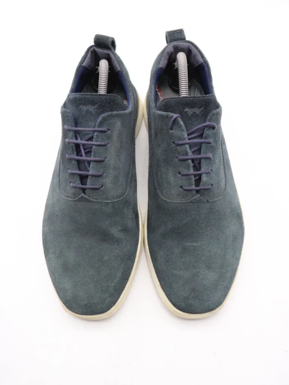 Wolf & Shepherd Crossover Longwing Men's 10.5 Blue Suede Oxford Casual Shoes